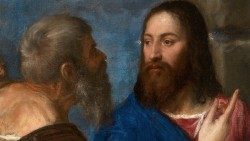 Nicht immer auf einer Linie: Jesus und Petrus
