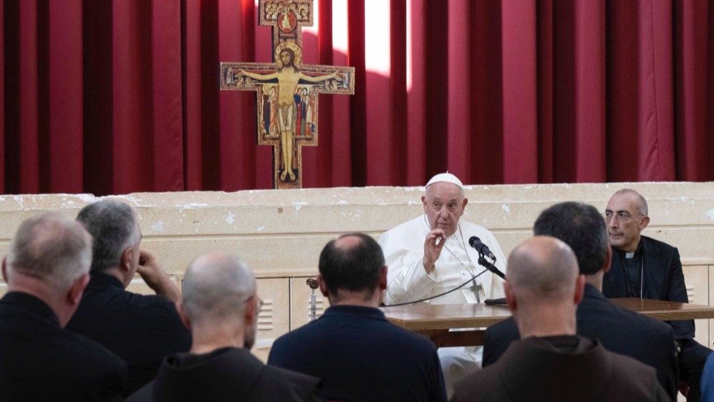 Papa Francisco no bairro de Primavalle, na periferia de Roma