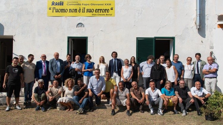 Una delle comunità educanti con i carcerati della Giovanni XXIII