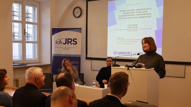 Liliia Ostryzhna iz Harkiva, Ukrajina; psihologinja, korisnica i suradnica JRS-a (Foto: JRS Hrvatska)