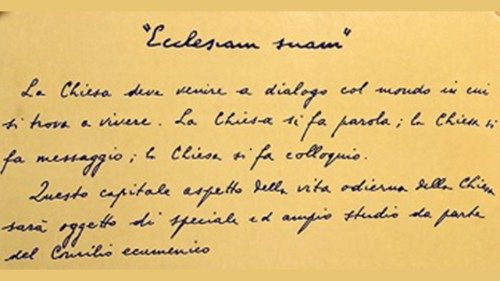 Ecclesiam suam, 60 anni fa la prima enciclica di Paolo VI