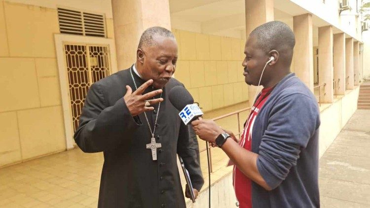 O Arcebispo Dom Filomeno Dias em entrevista a correspondência da Vatican News em Angola.  