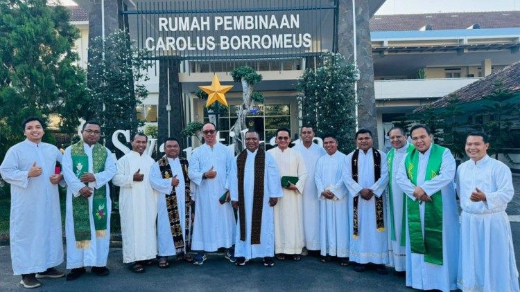 Diocesan priests across Indonesia joined UNINDO’s ongoing formation program, Indonesia, July 2024. (Photo supplied)