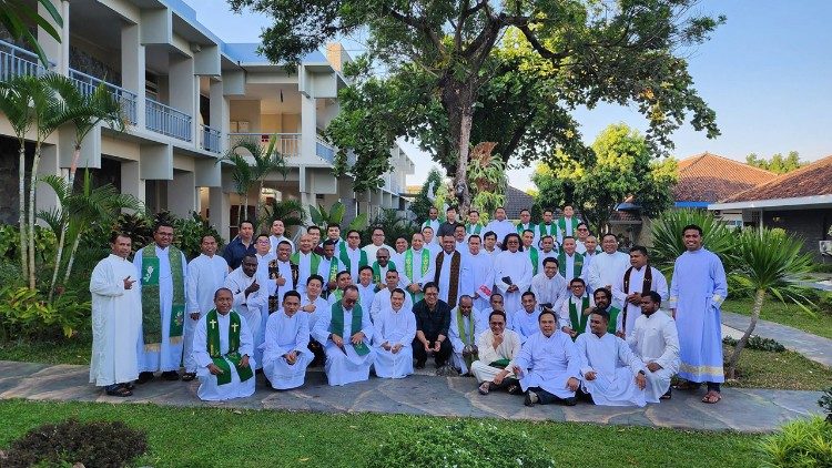 Diocesan priests across Indonesia joined UNINDO’s ongoing formation program, Indonesia, July 2024. (Photo supplied)