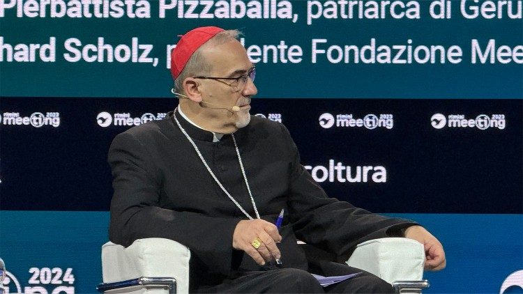 Il patriarca di Gerusalemme all'evento "Una presenza per la pace"