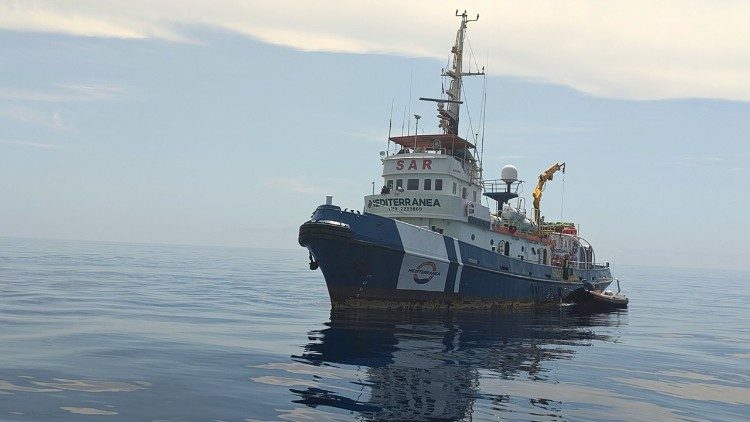 Mare Jonio tijekom misije Mediterranea-Migrantes