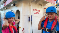  Don Alessandro Messina e Donatella D'Anna, responsabili Migrantes di Fano e di Caltanisetta