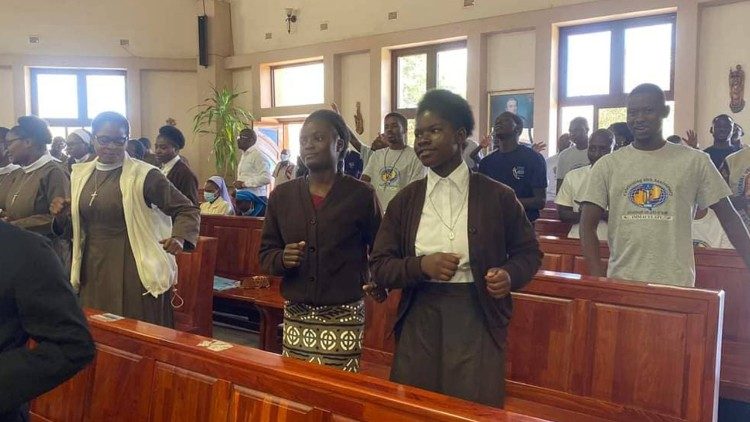 Part of the congregation during the liturgical celebration