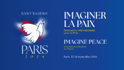 Logo Friedenstreffen Sant'Egidio Paris 2024