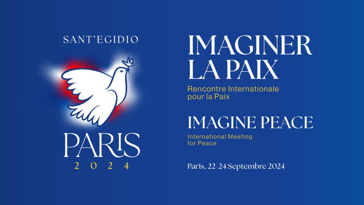 Logo Friedenstreffen Sant'Egidio Paris 2024