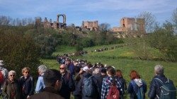 Die Via Appia Antica lädt zu Wanderungen und Erholung ein.