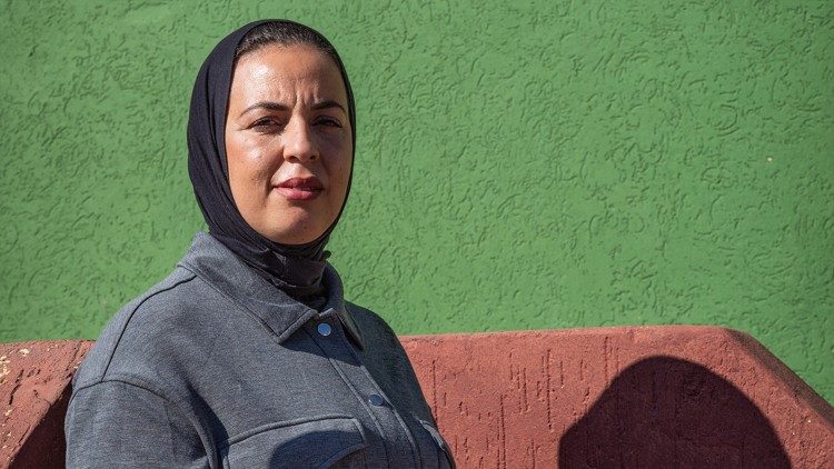 Nayat Abdelsalam je čelnica zajednice čiji se glas čuje, zahtijevajući poboljšanje životnih uvjeta tisuća muslimana marokanskog podrijetla koji žive u Ceuti.  (Giovanni Culmone/GSF)