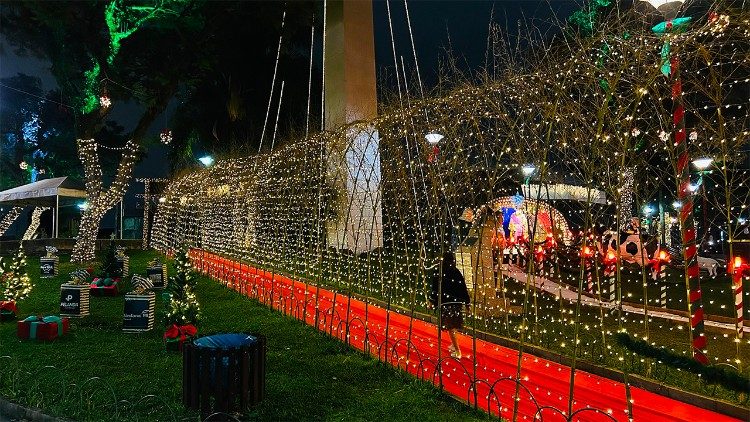 Presépio gigante no Santuário do Perpétuo Socorro