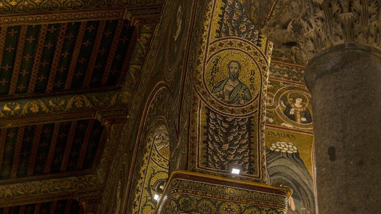 La nuova illuminazione del Duomo di Monreale (Foto: Clorinda Scura)