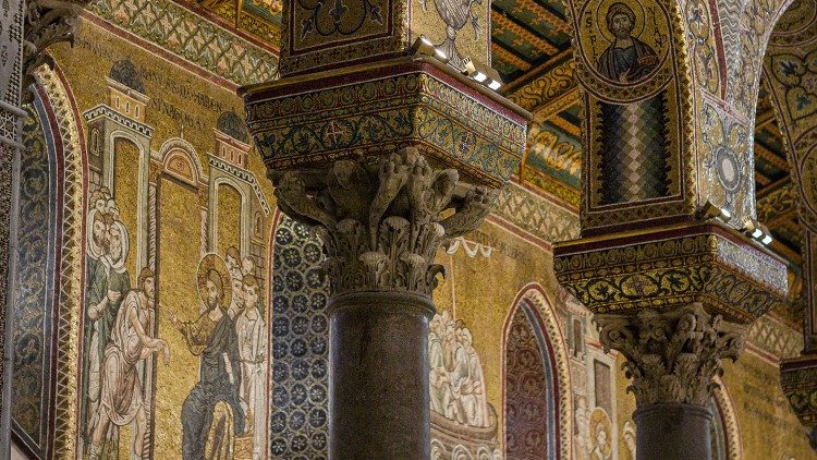 La nuova illuminazione del Duomo di Monreale (Foto: Clorinda Scura)