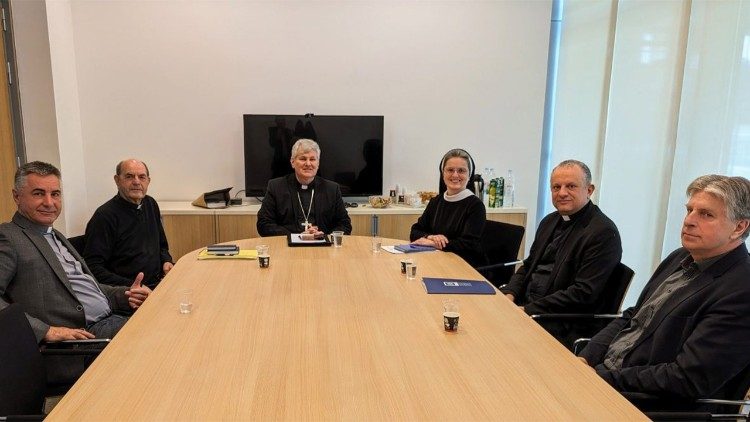 Vijeće HBK za nauk vjere s predsjednikom sisačkim biskupom Vladom Košićem (Foto: HBK)