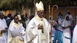 Mgr Vincent Coulibaly, archevêque de Conakry, en Guinée.