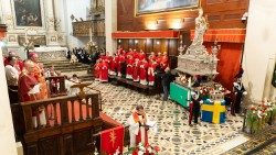 The Solemn Mass in Syracuse Cathedral  for the Feast of Saint Lucy, on 13 December