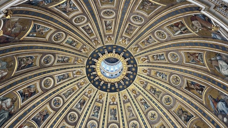 La cúpula de la Basílica de San Pedro 