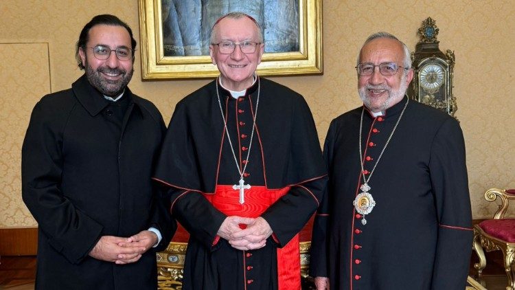 2024.12.17 Incontro di Sua Beatitudine Raphael Pietro XXI Minassian con il Cardinal Parolin