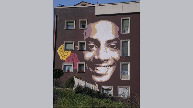 Un murales che ricorda Willy