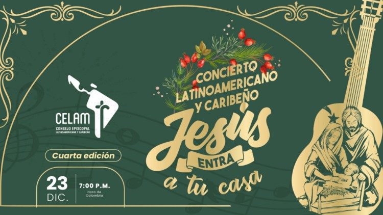 Afiche del Concierto de Navidad del CELAM