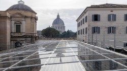  Inauguración de la nueva cubierta de vidrio fotovoltaico del Cortile delle Corazze en los Museos Vaticanos