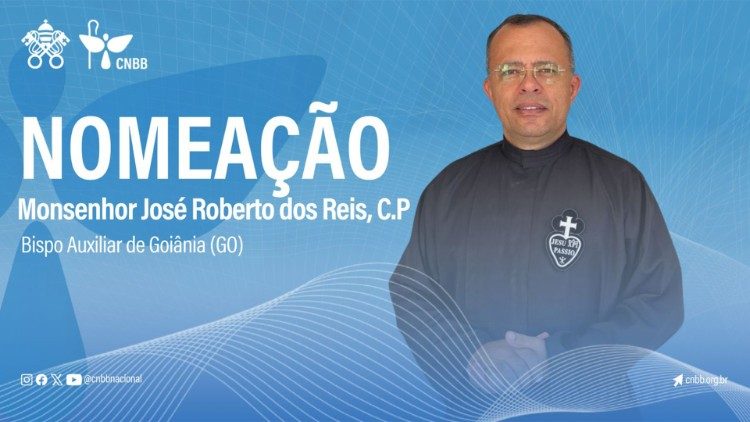 
                    Monsenhor José Roberto dos Reis nomeado pelo Papa bispo auxiliar de Goiânia
                