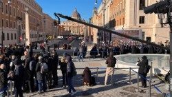 L'inaugurazione della nuova Piazza Pia