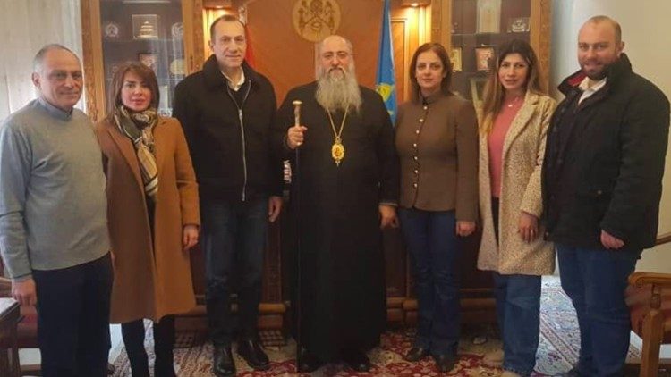 2024.02.08 Visita membri associazioni armena Aleppo al Vescovo della Chiesa armeno apostolica