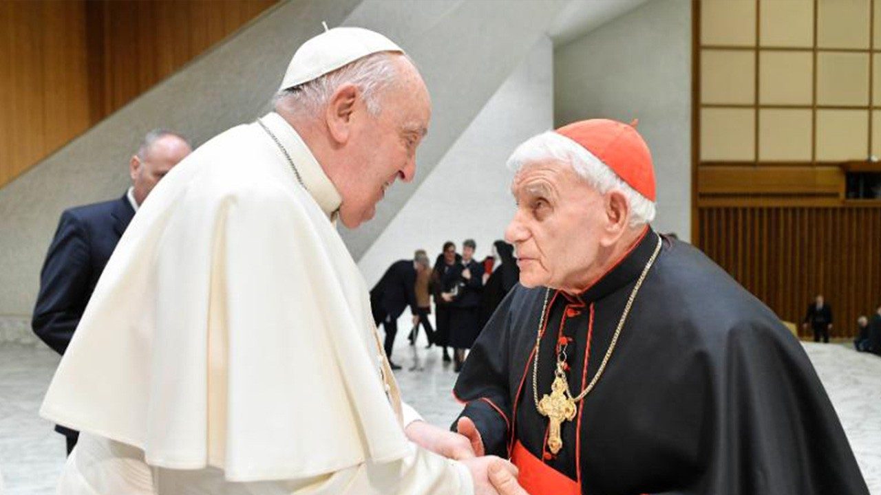 Pope Francis Embraces 95-Year-Old Cardinal Ernest Simoni, Who Spent 28 Years in Prison