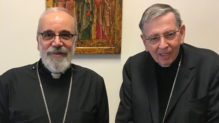 2024.01.22   Mons Nareg Alemezian (Chiesa armeno apostolica) incontro il Cardina Koch