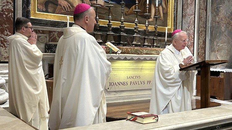 Msza święta pod przewodnictwem abp Matka Jędraszewskiego podczas obrad Rady Fundacji Jana Pawła II 