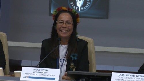 Na FAO, em Roma, também estava a vice-presidente da Ceama, Irmã Laura Vicuña