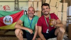 Flavio e Luiz, os idealizadores gaúchos da campanha "SOS RS - Italia"