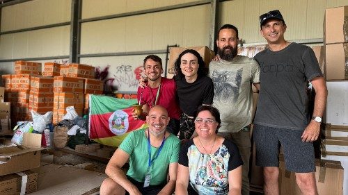 Doações da Itália estão de partida para o Rio Grande do Sul: "é tudo obra de Deus"