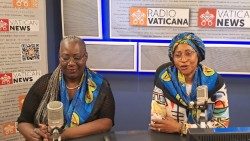 2024.06.11 Mme Jeanine Kapinga et Wivine Kawta, deux représentantes des Mamans catholiques de Rome