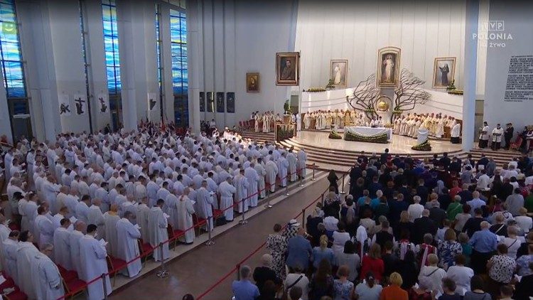 Un momento della liturgia