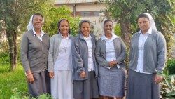 Des soeurs éthiopiennes missionnaires de la Consolata (Addis-Abeba, Éthiopie).