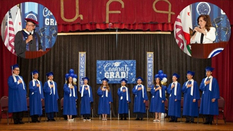 2024.06.19 erimonia di chiusura anno scolastico scuola Suore Armene USA