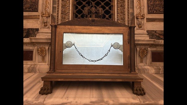 Las cadenas del Apóstol en la Basílica de San Pablo Extramuros