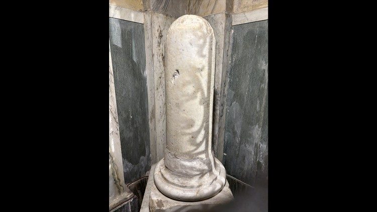 La colonne du martyre  des Trois Fontaines 