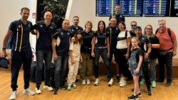 La partenza del team di Athletica Vaticana per Gibilterra per i Campionati dei Piccoli Stati d’Europa