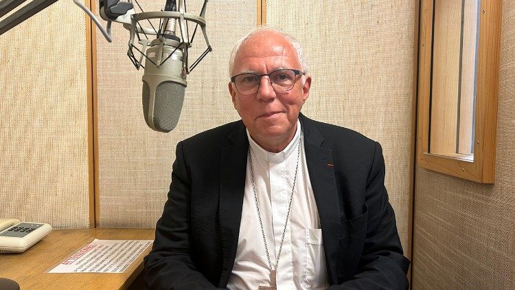Archbishop Antoine Hérouard at Vatican Radio/Vatican News