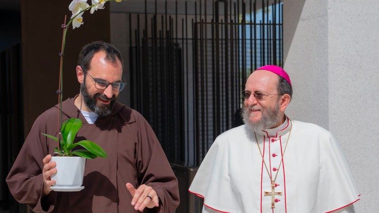 Bishop Martinelli visits St Francis Church at the Abrahamic Family House in Abu Dhabi