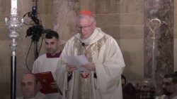 Kardinalstaatssekretär Parolin bei der Messe im Libanon