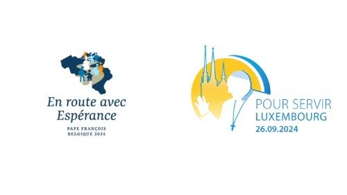 Motto und Logo für Papstreise nach Luxemburg und Belgien