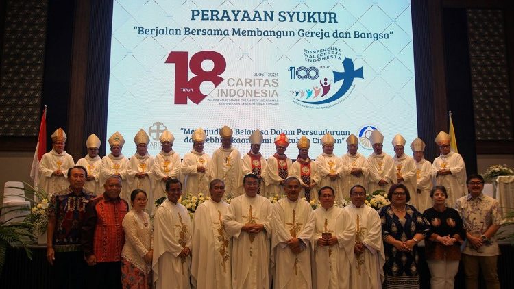 Bandung Bishop Msgr. Anton Subianto, current president of KWI - Caritas Indonesia (Photo by Budi Handoyo)