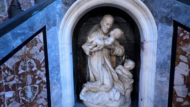 San Gaetano, desde Thiene, Basílica de Santa María la Mayor. Capilla del Sacramento o Capilla Sixtina. Escalera de la Confesión