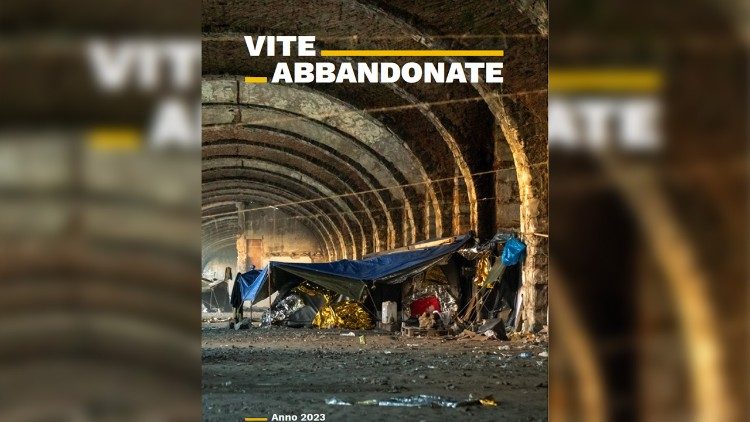 Portada del Informe "Vidas abandonadas" presentado hace unos días en Trieste.